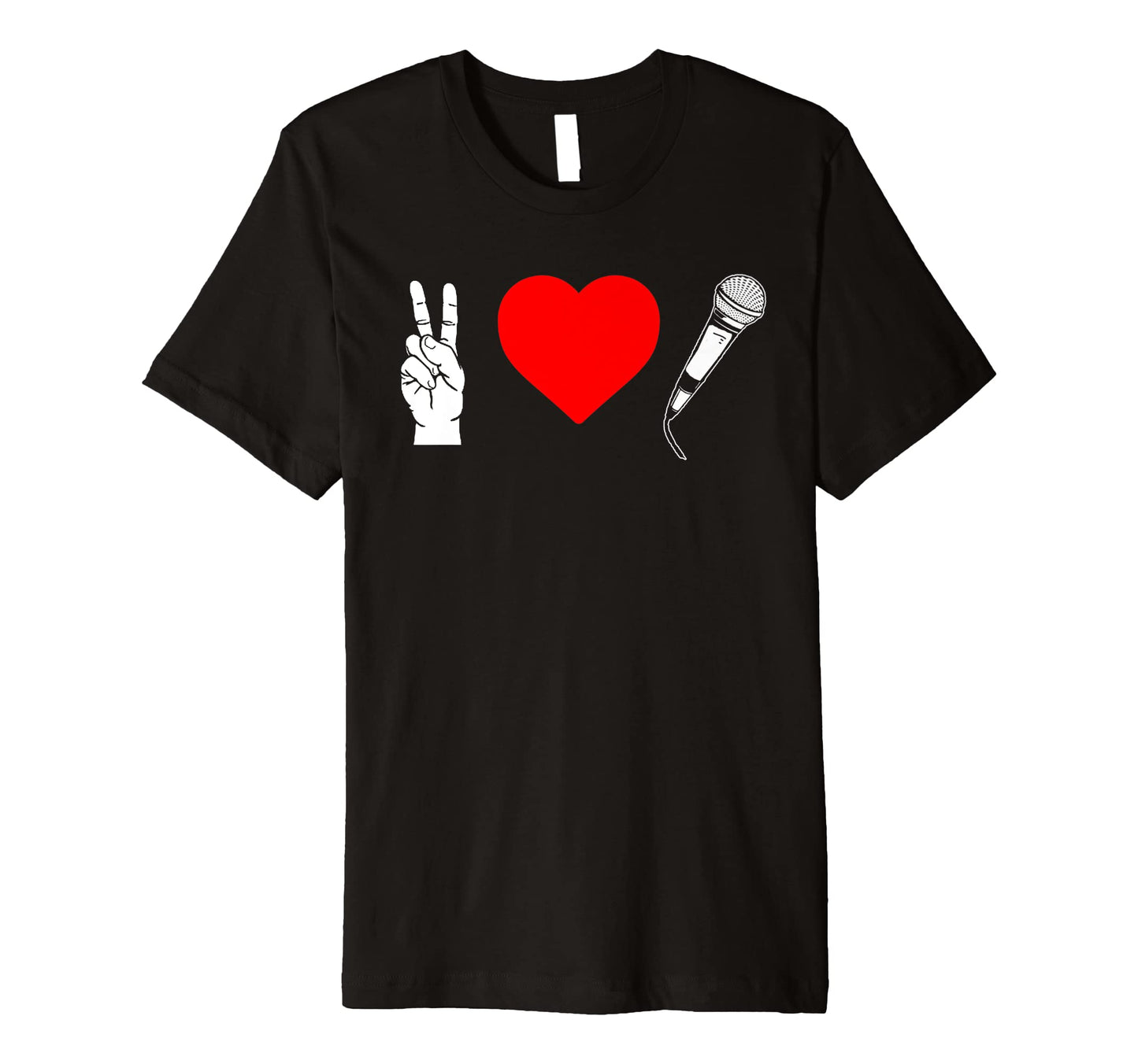 Peace Love Hip Hop Old School Rap T-Shirt - Aesthetic Graphic for Adults - T-Shirt, Sweatshirt, Hoodie