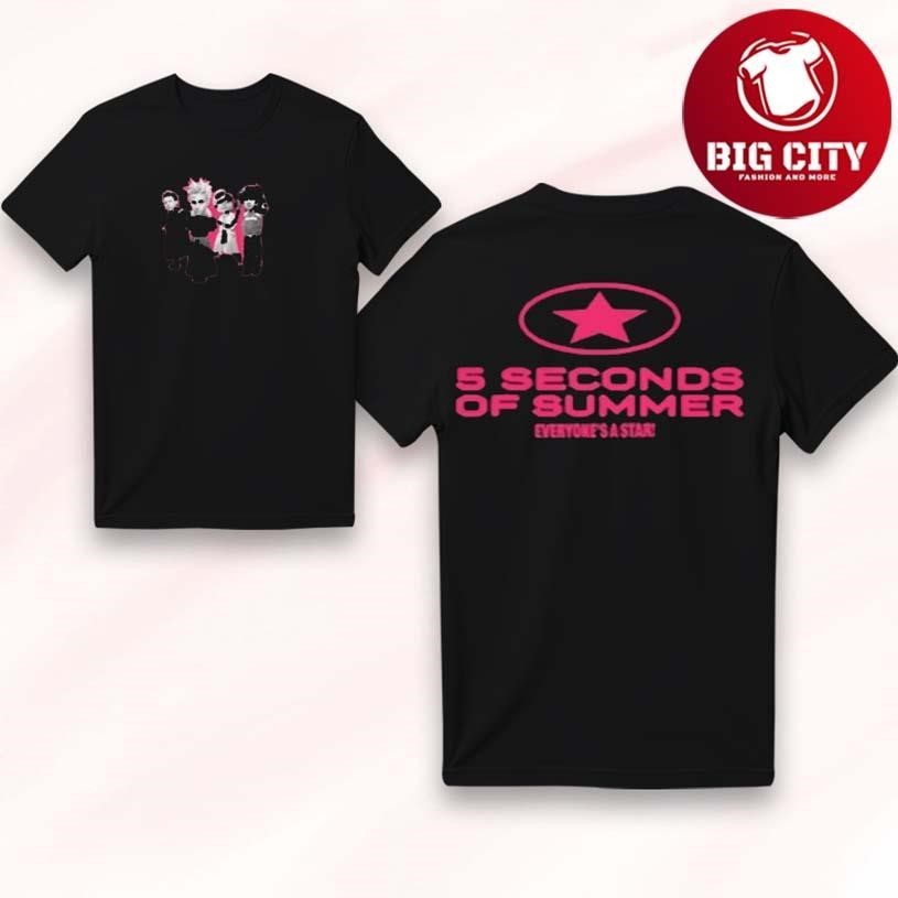 5sos 5 Seconds Of Summer Two Sided - Adult & Kids T-Shirts, Sweatshirts & Hoodies apparel design preview 1