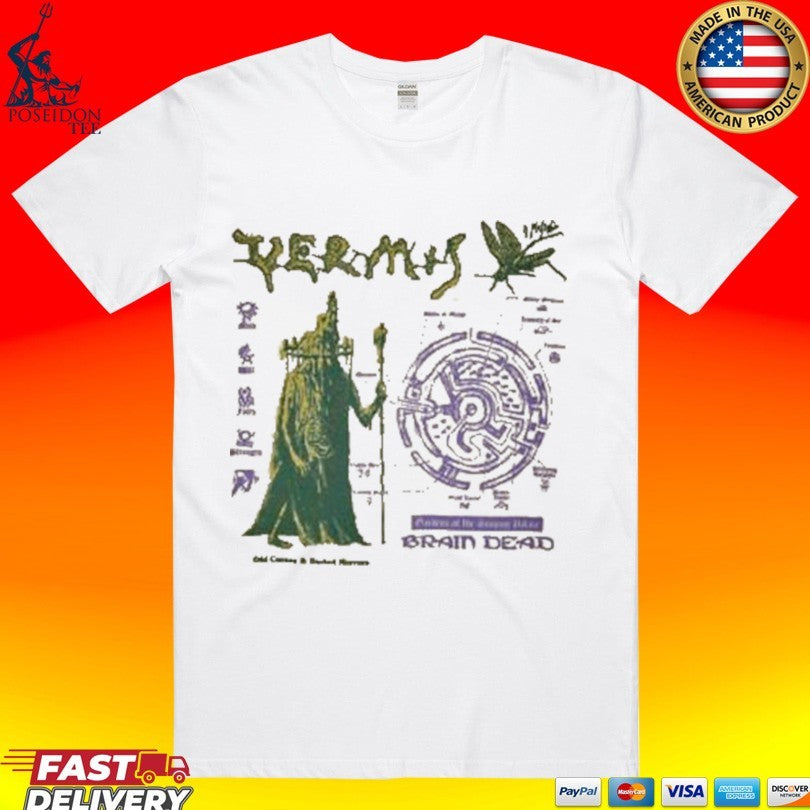 Brain Dead Fantasy Games Vermis Old Curses - Adult & Kids T-Shirts, Sweatshirts & Hoodies apparel design preview 1