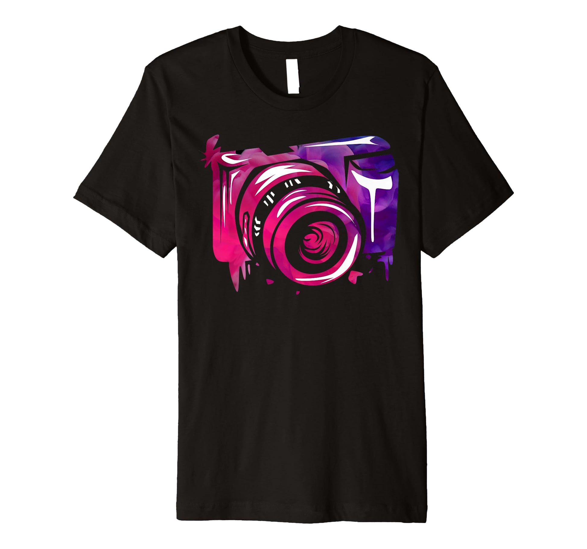 Watercolor Camera Photography Image Ideas T-Shirt - Graphic Print Unisex - T-Shirt, Sweatshirt, Hoodie