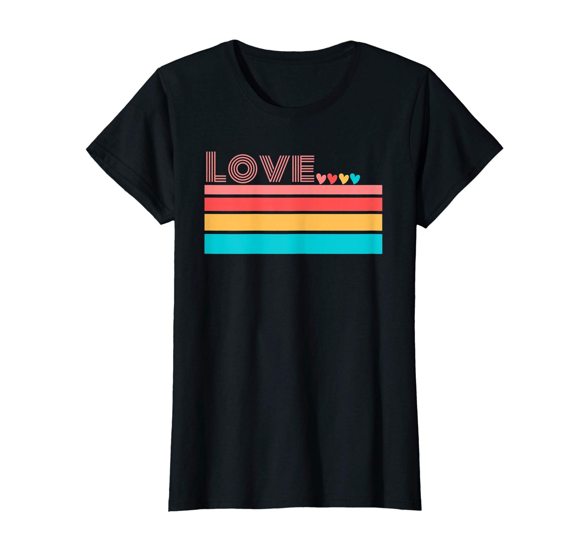 Valentine Love Rainbow T-Shirt - Aesthetic Graphic Unisex - T-Shirt, Sweatshirt, Hoodie