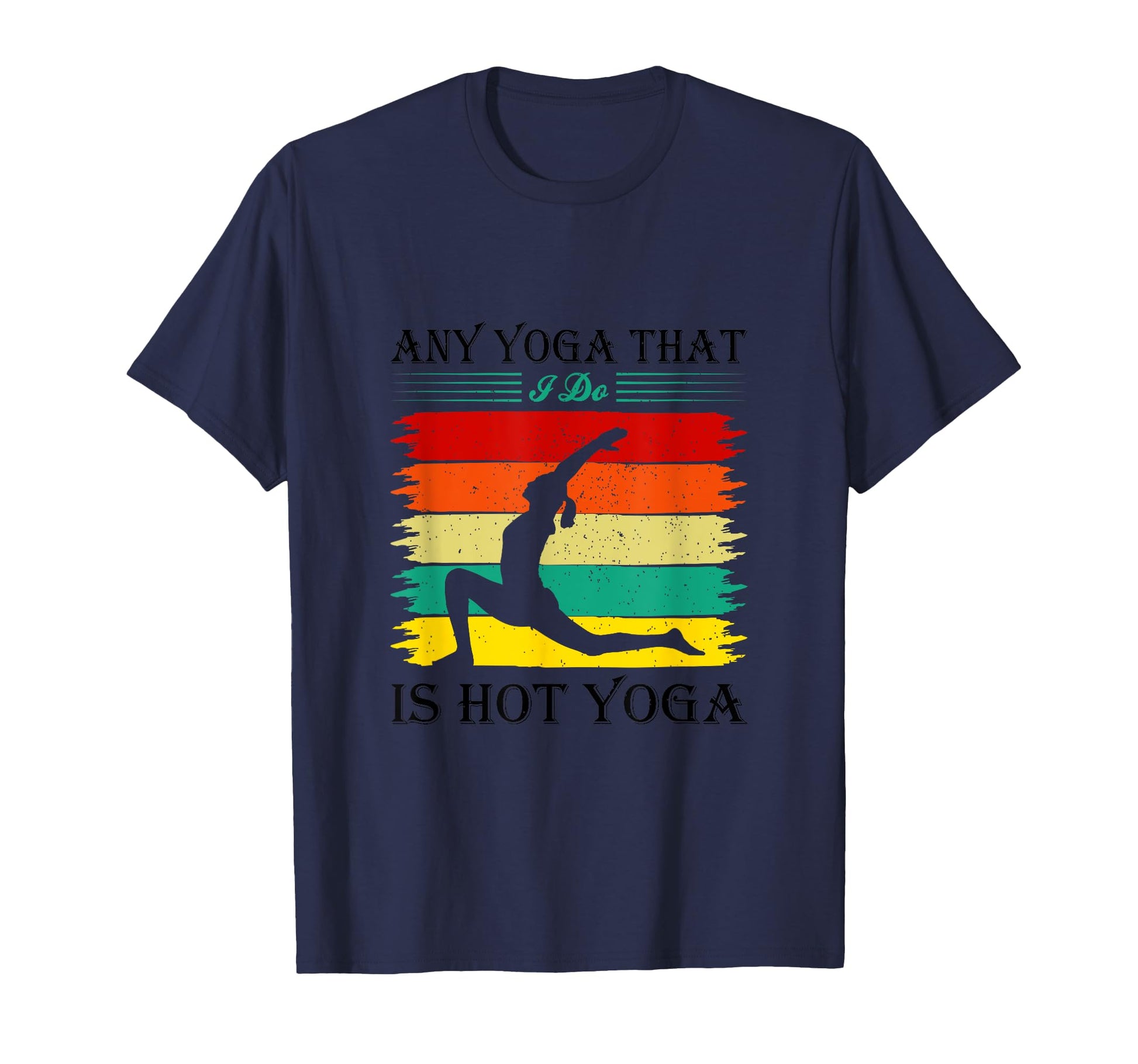 Yoga Rainbow Yoga Pose Yoga Lover T-Shirt - Aesthetic Graphic Unisex - T-Shirt, Sweatshirt, Hoodie