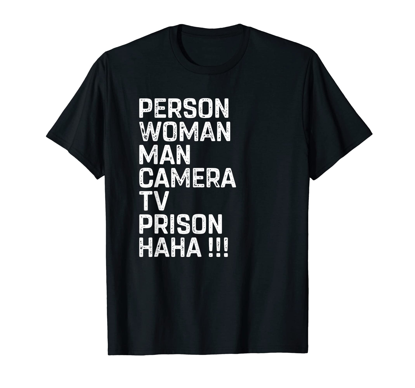 Person Camera Tv Prison Distressed T-Shirt - Casual Everyday Wear Men Women - T-Shirt, Sweatshirt, Hoodie