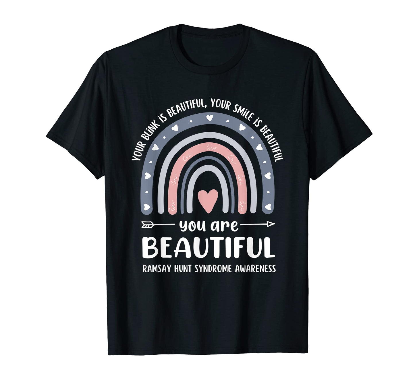 Ramsay Hunt Syndrome Awareness Boho T-Shirt - Graphic Print Men Women - T-Shirt, Sweatshirt, Hoodie