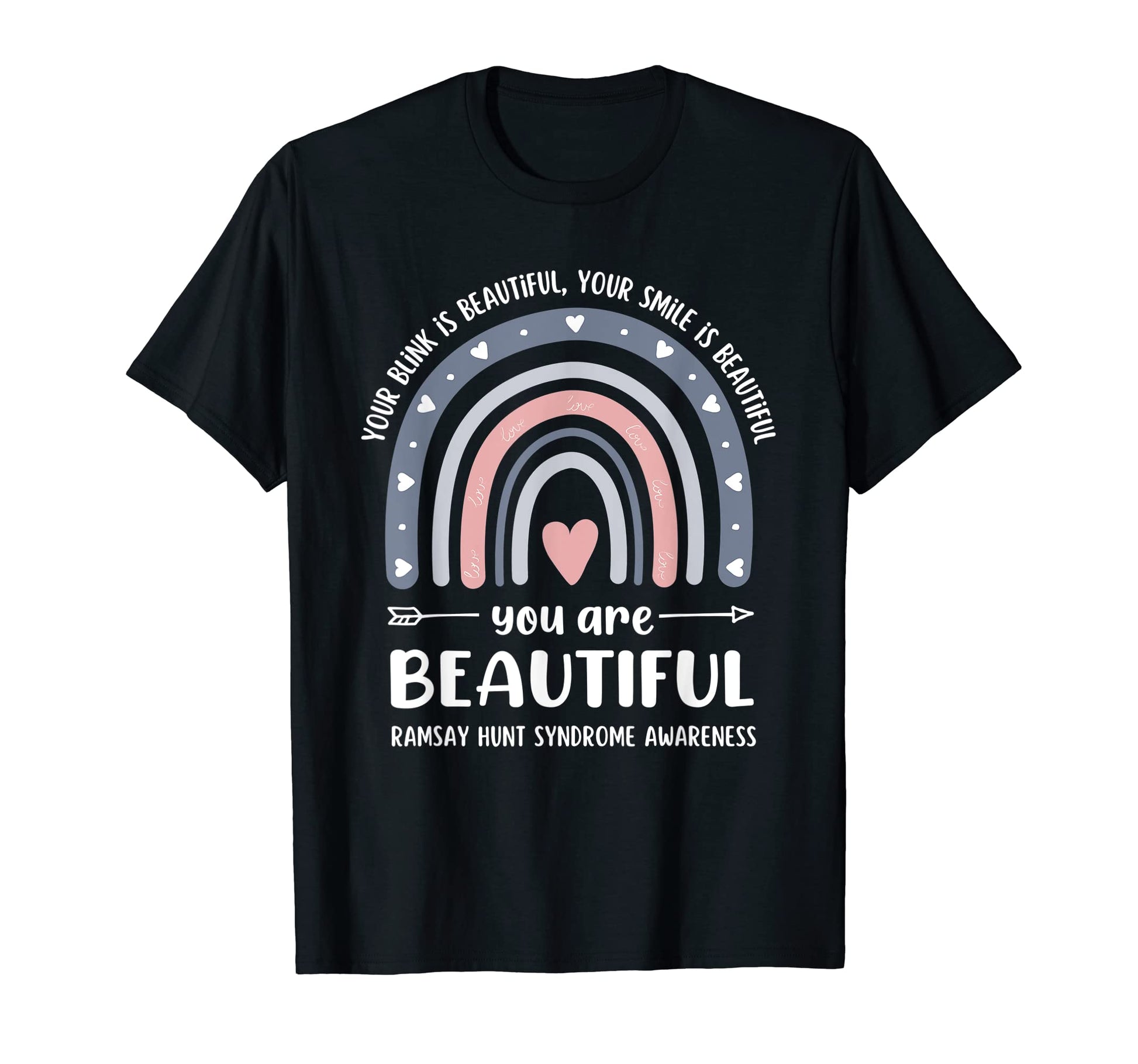 Ramsay Hunt Syndrome Awareness Boho T-Shirt - Graphic Print Men Women - T-Shirt, Sweatshirt, Hoodie