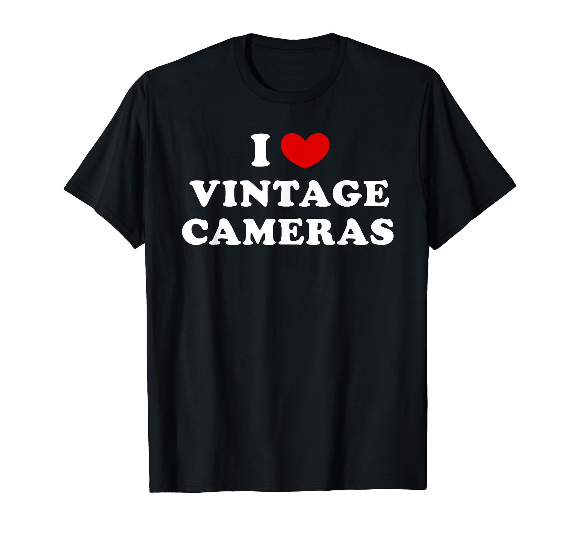 I Love Cameras I Heart Cameras T-Shirt - Trendy Graphic Unisex - T-Shirt, Sweatshirt, Hoodie