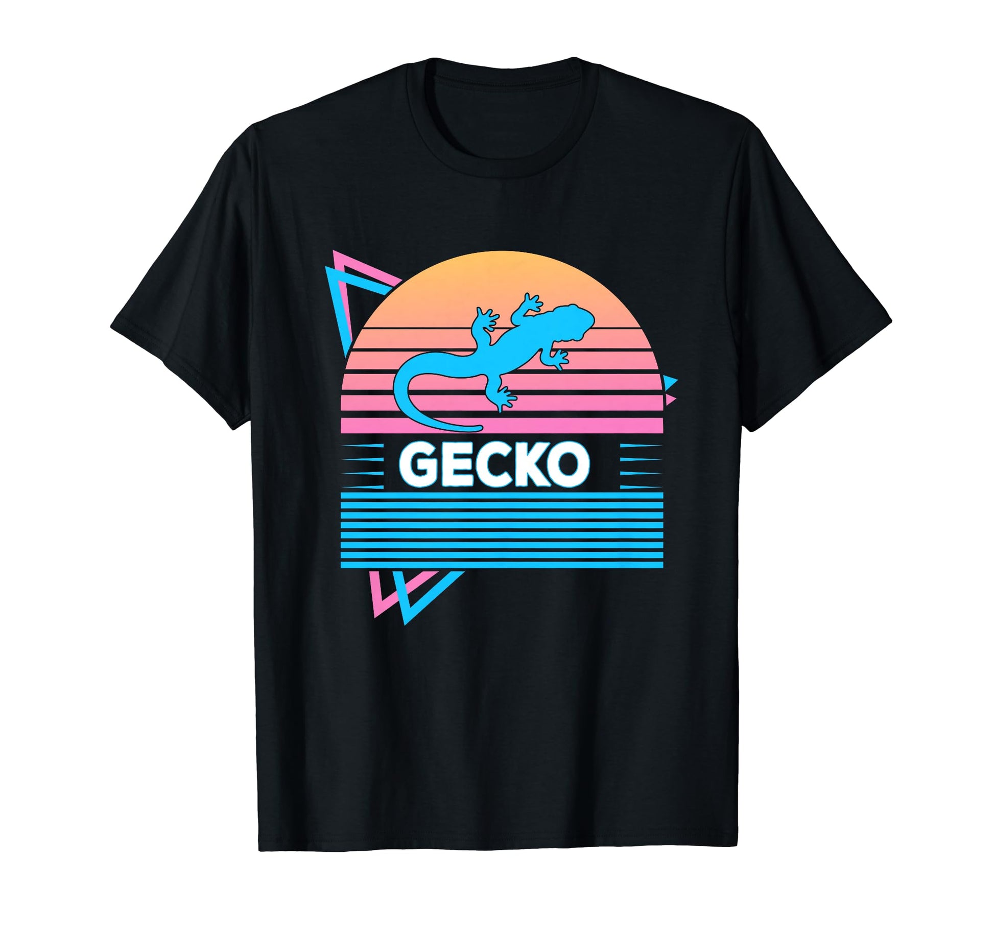 Gecko Vaporwave Aesthetic T-Shirt - Graphic Print Unisex - T-Shirt, Sweatshirt, Hoodie