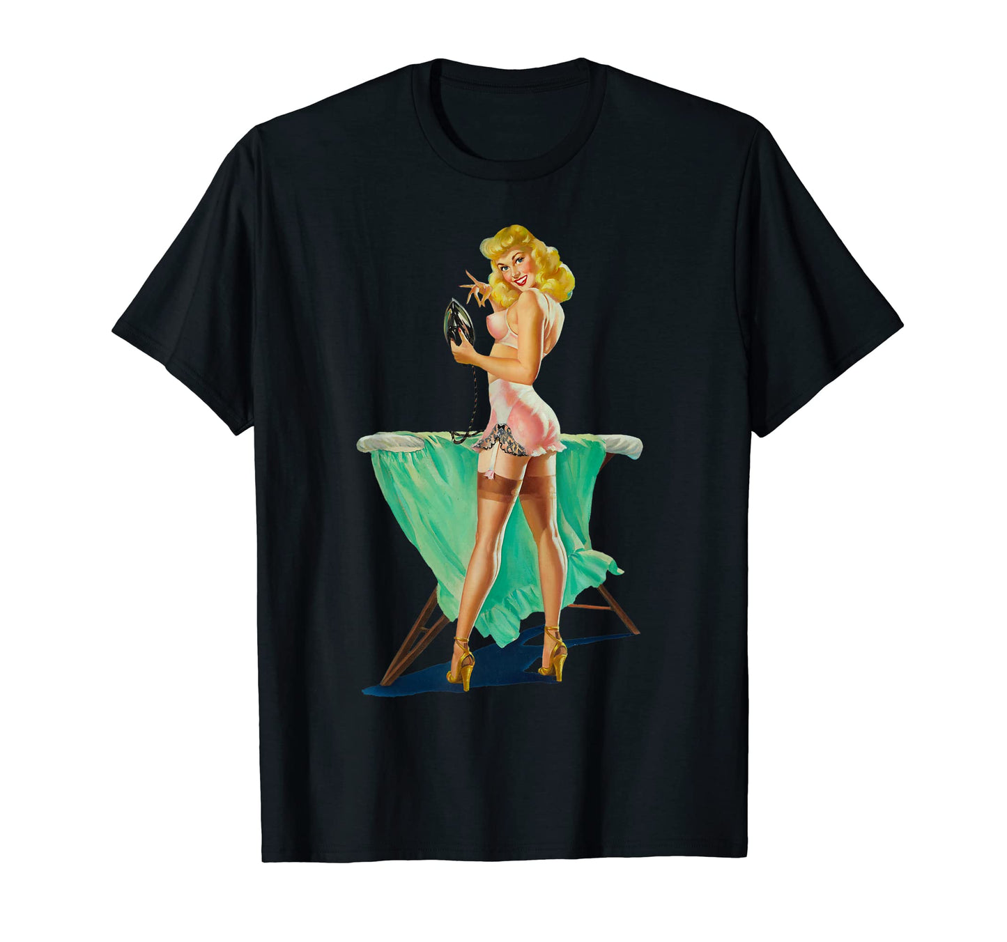 1940S Pin Up Sexy Blonde Pinup T-Shirt - Casual Everyday Wear Unisex - T-Shirt, Sweatshirt, Hoodie