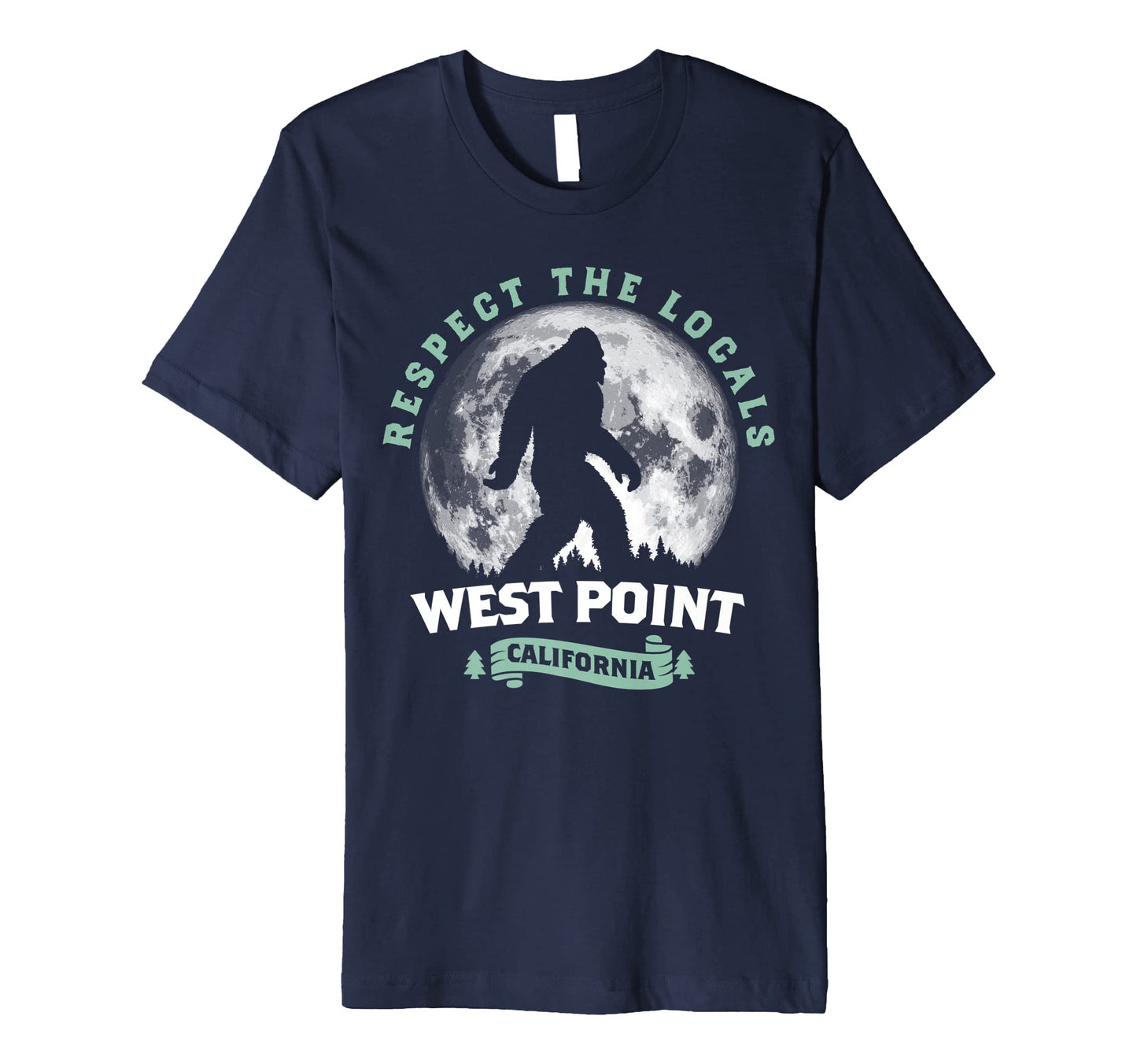West Point California Bigfoot Night T-Shirt - Fun Novelty Design Unisex - T-Shirt, Sweatshirt, Hoodie