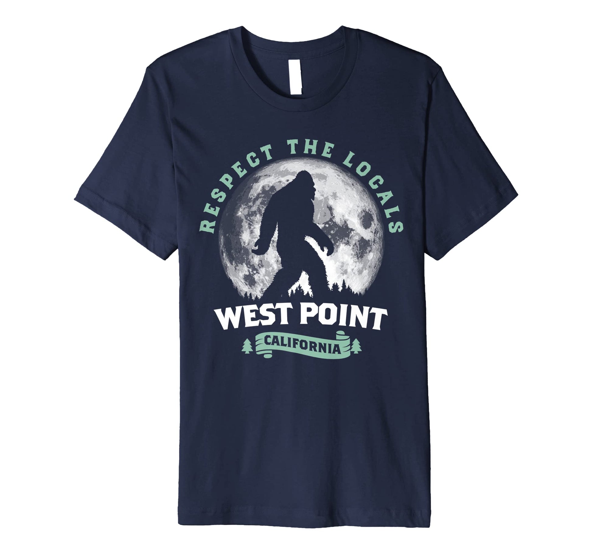 West Point California Bigfoot Night T-Shirt - Fun Novelty Design Unisex - T-Shirt, Sweatshirt, Hoodie