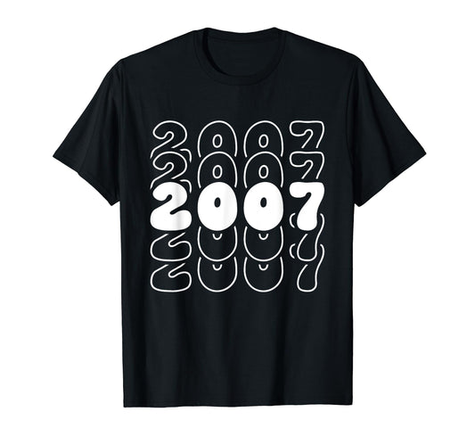 17 Year Old Groovy 17Th Birthday T-Shirt - Custom Art Print for Adults - T-Shirt, Sweatshirt, Hoodie