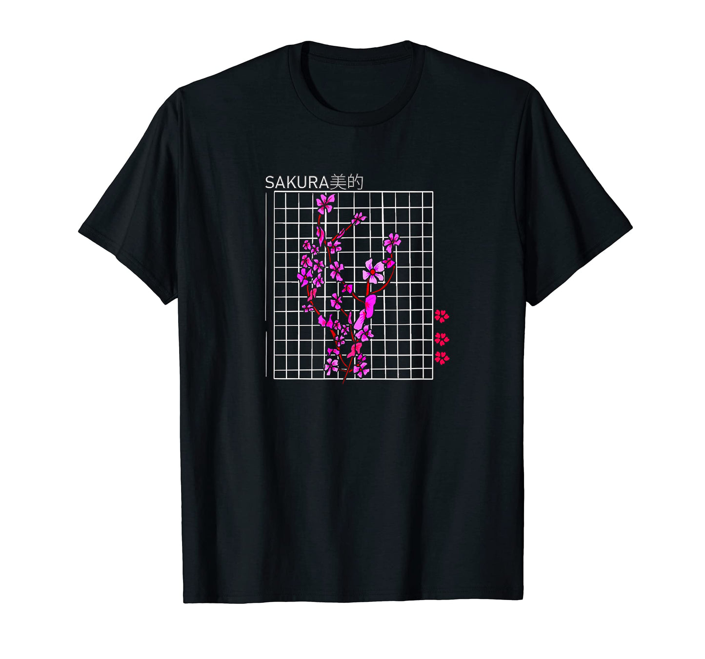 Sakura Vaporwave Aesthetic Cherry T-Shirt - Aesthetic Graphic Men Women - T-Shirt, Sweatshirt, Hoodie