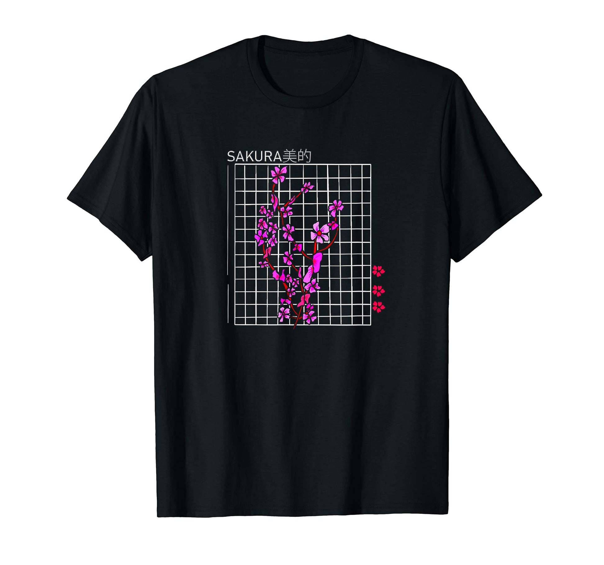 Sakura Vaporwave Aesthetic Cherry T-Shirt - Aesthetic Graphic Men Women - T-Shirt, Sweatshirt, Hoodie