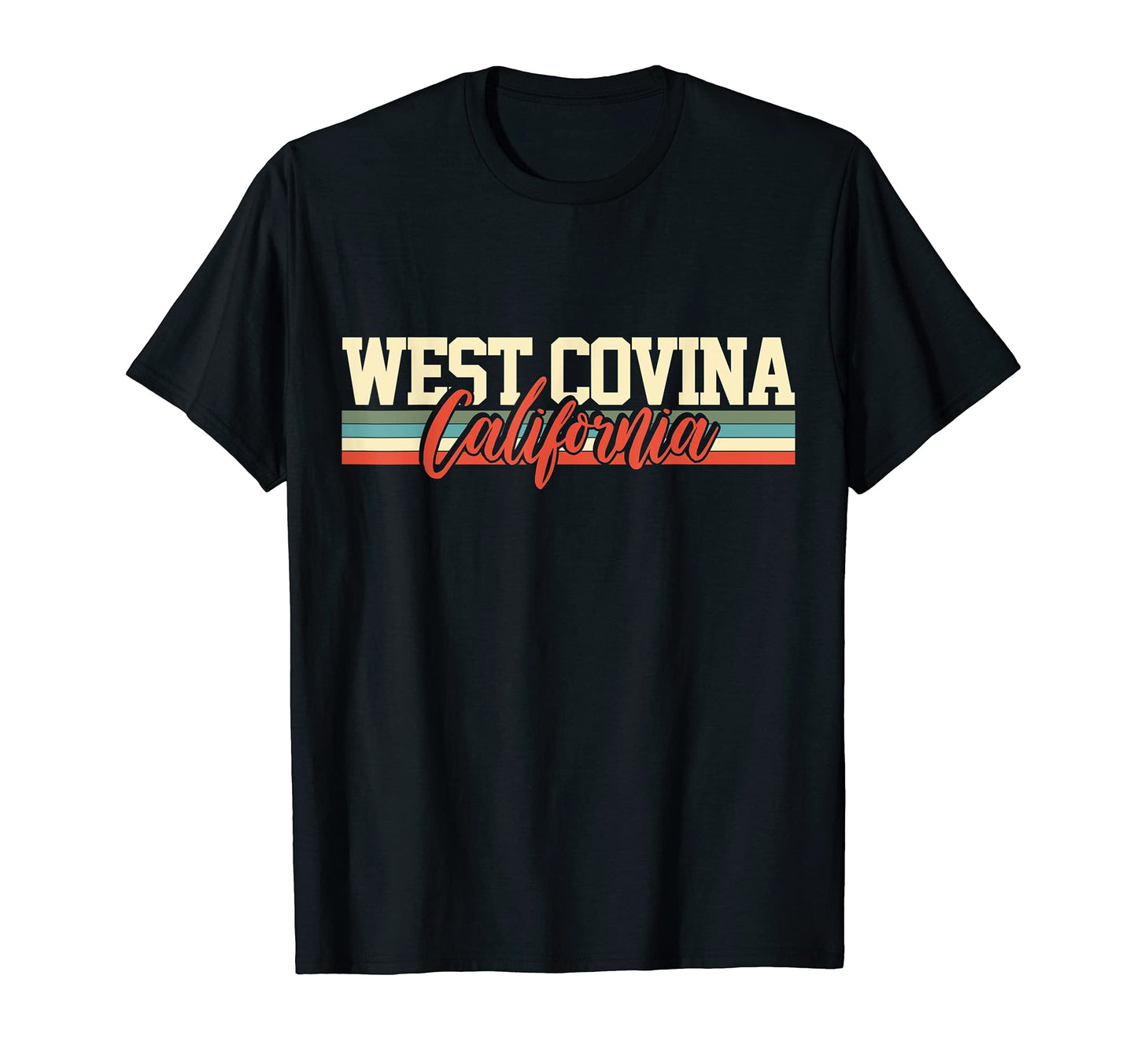 West Covina California T-Shirt - Custom Art Print Unisex - T-Shirt, Sweatshirt, Hoodie