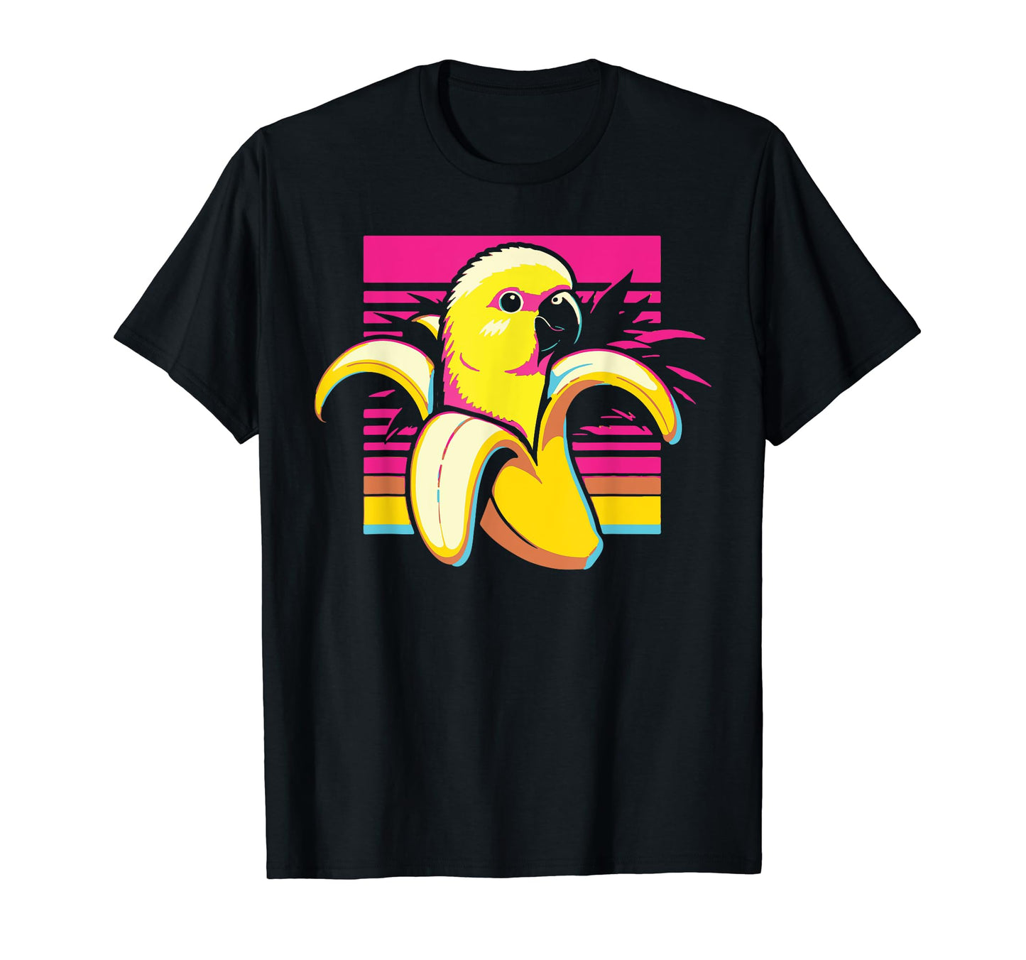 Banana Bird Kawaii Vaporwave T-Shirt - Novelty Apparel for Adults - T-Shirt, Sweatshirt, Hoodie