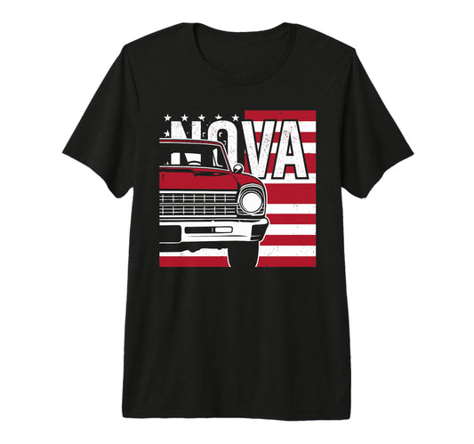 1966 1967 Nova Ss Front Grill Old T-Shirt - Streetwear Style for Adults - T-Shirt, Sweatshirt, Hoodie
