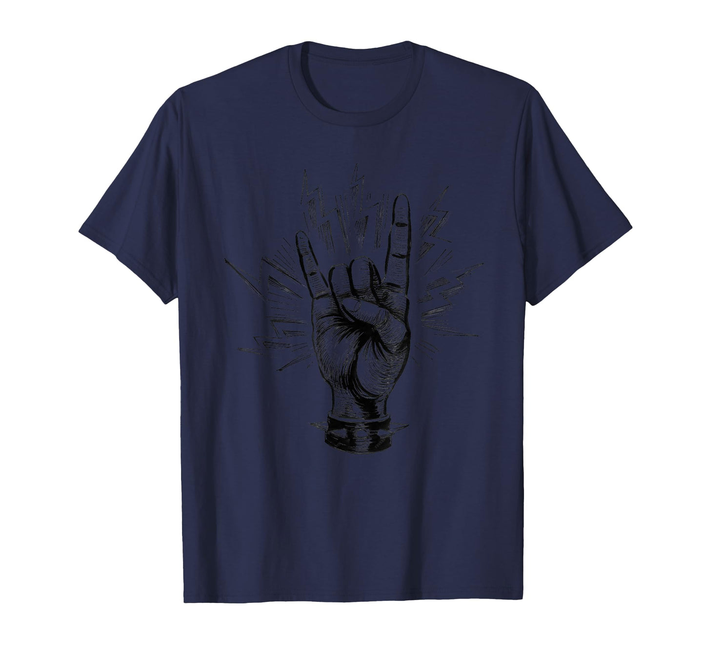 90S Grunge Punk Rock Hand Gesture T-Shirt - Minimalist Print Men Women - T-Shirt, Sweatshirt, Hoodie