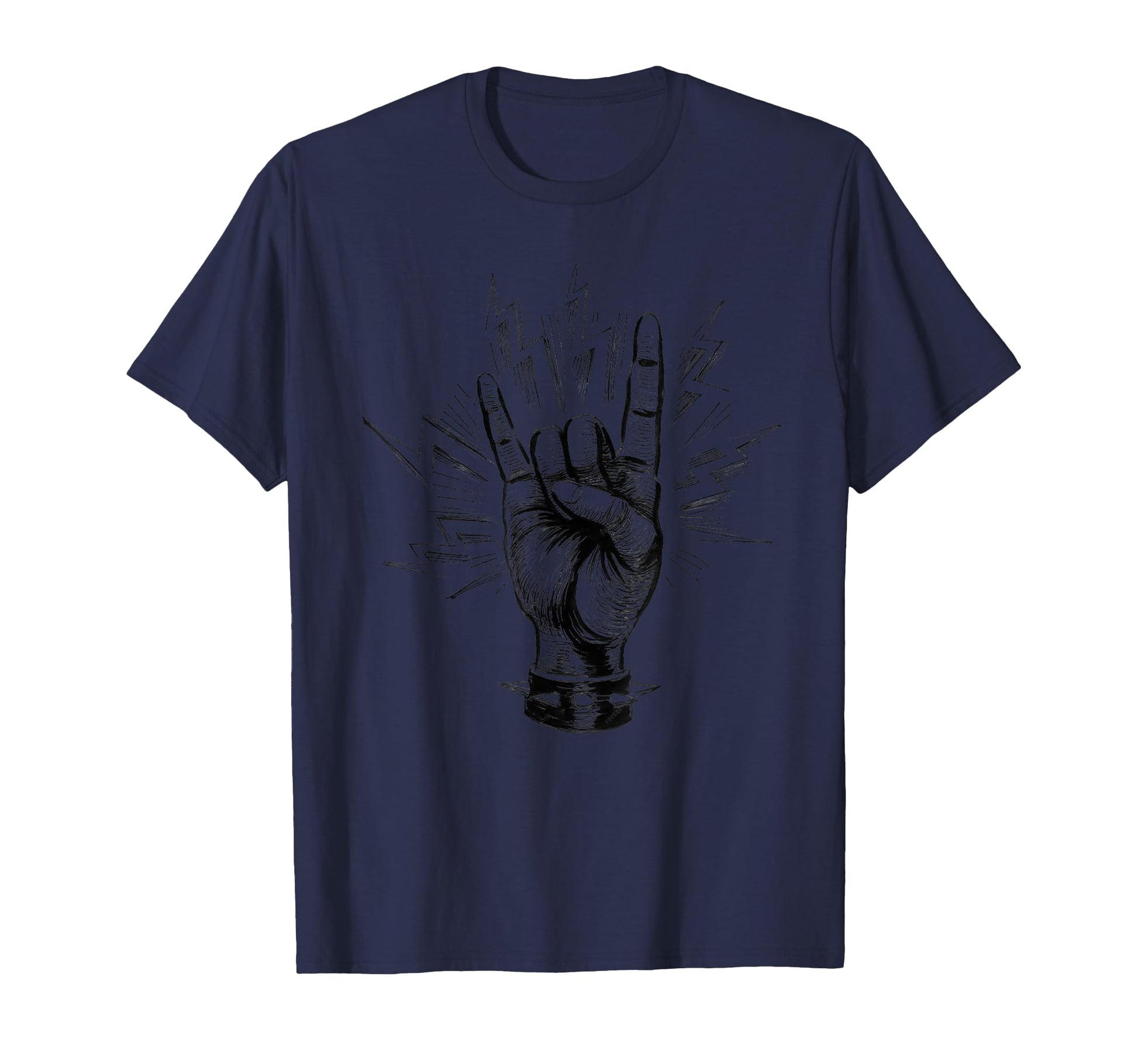 90S Grunge Punk Rock Hand Gesture T-Shirt - Minimalist Print Men Women - T-Shirt, Sweatshirt, Hoodie