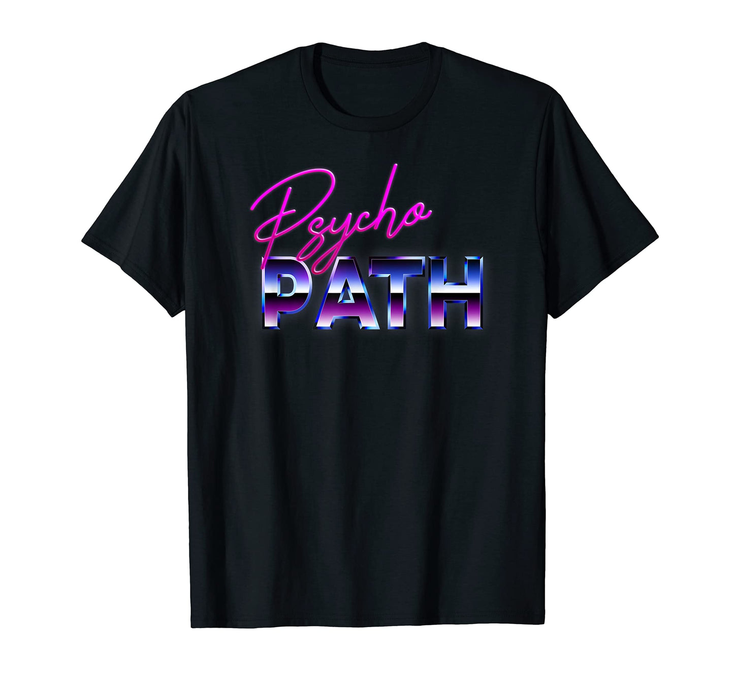 Vaporwave Aesthetic Psychopath 80S T-Shirt - Novelty Apparel for Adults - T-Shirt, Sweatshirt, Hoodie