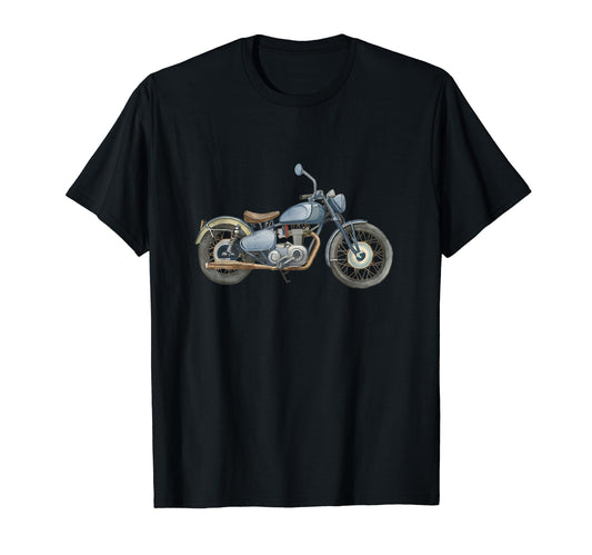 1935 Vincent Comet British Motorcycle T-Shirt - Custom Art Print for Adults - T-Shirt, Sweatshirt, Hoodie