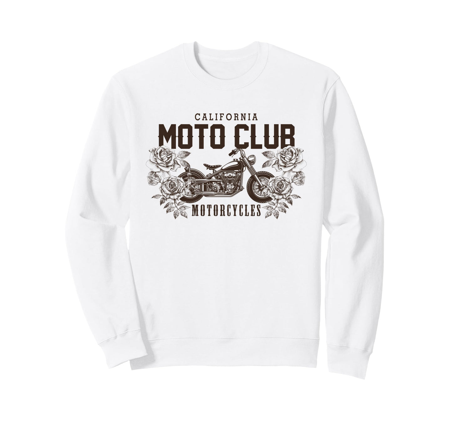 Moto Club Motorcycle Art Sweatshirt - Fun Novelty Design Unisex - T-Shirt, Sweatshirt, Hoodie