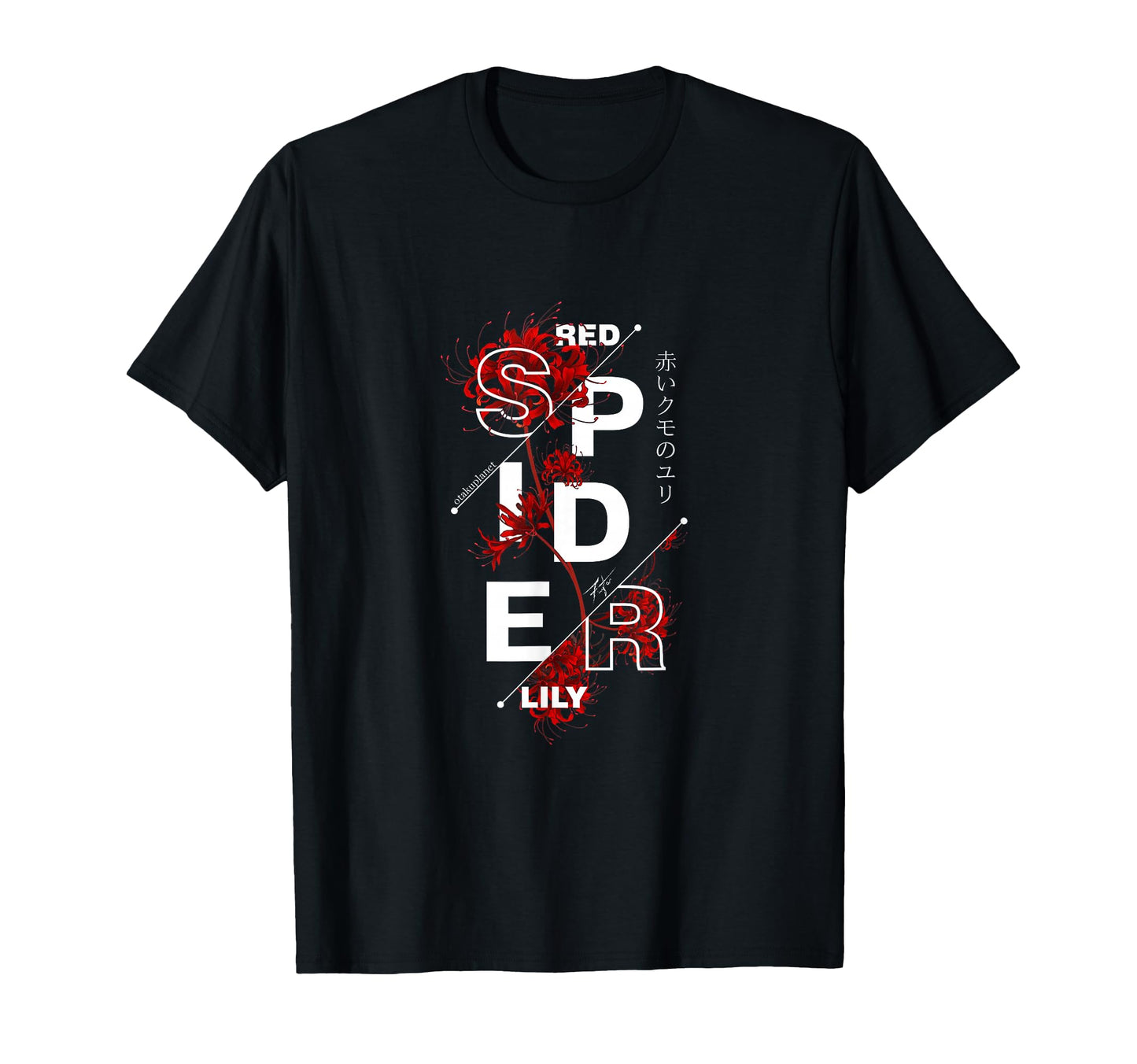 Red Spider Lily Japanese Vaporwave T-Shirt - Casual Everyday Wear Unisex - T-Shirt, Sweatshirt, Hoodie