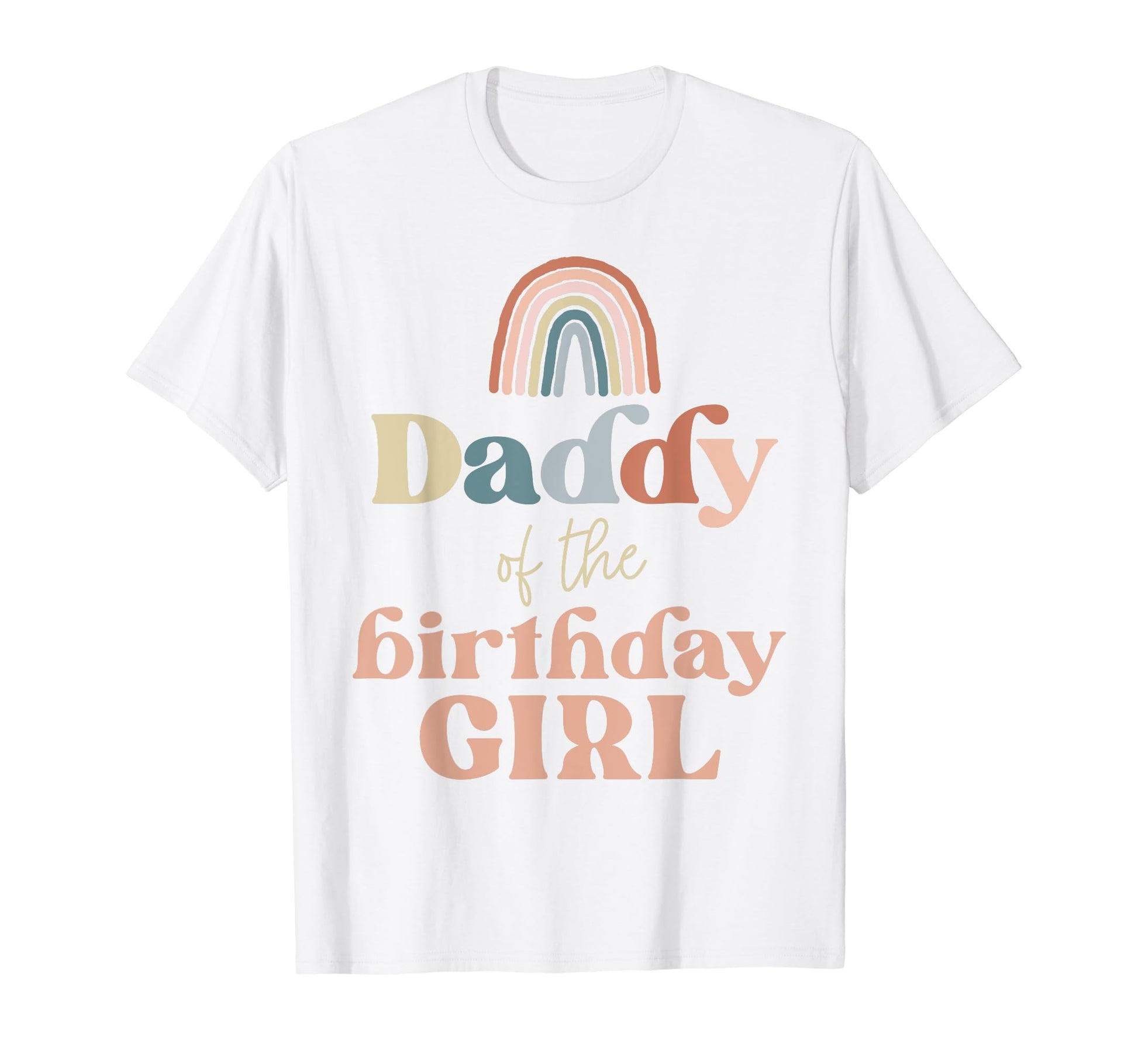 Daddy Birthday Boho Rainbow Party T-Shirt - Aesthetic Graphic Unisex - T-Shirt, Sweatshirt, Hoodie