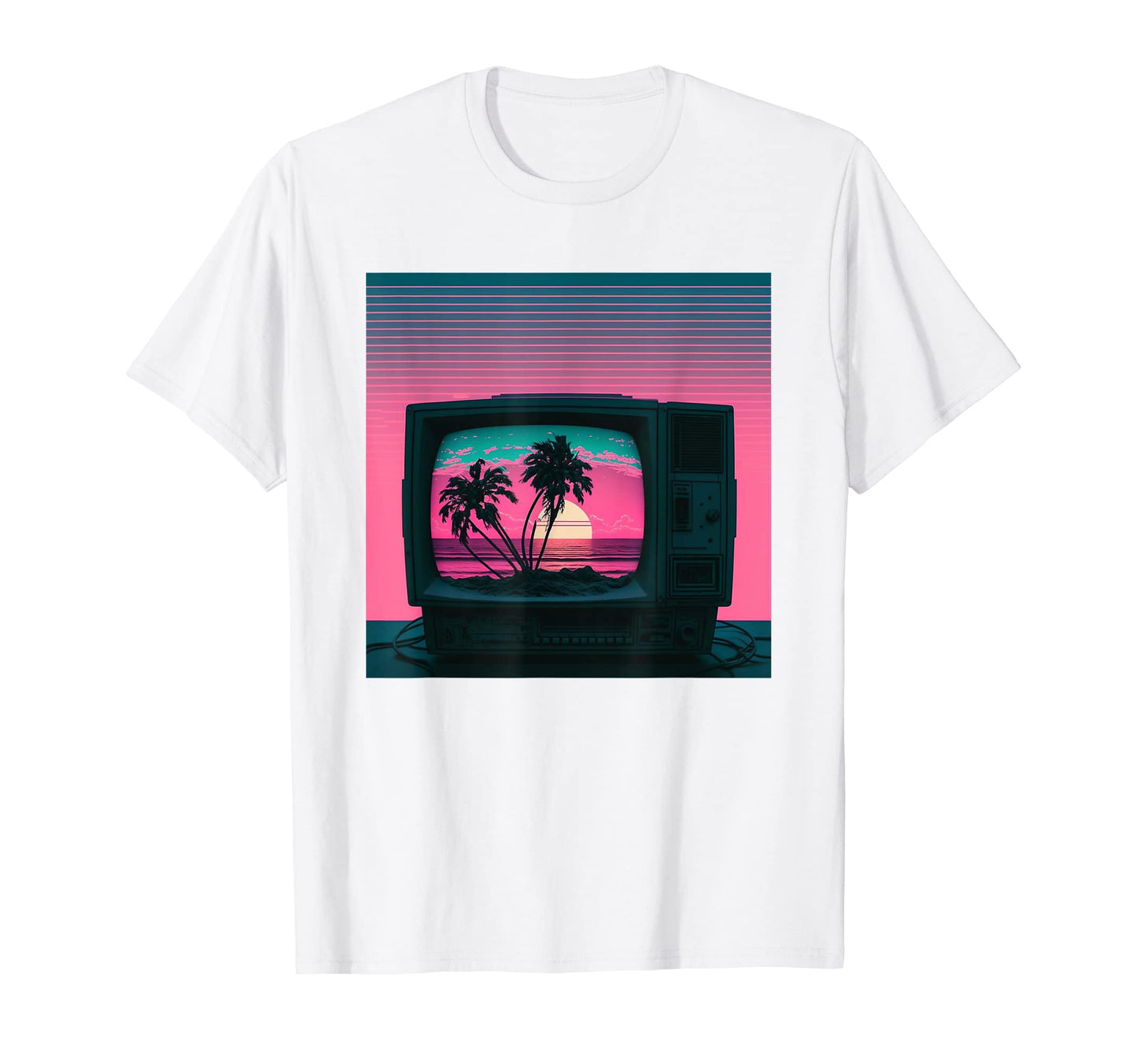Vaporwave Aesthetic Trippy Vapor Wave T-Shirt - Custom Art Print Men Women - T-Shirt, Sweatshirt, Hoodie