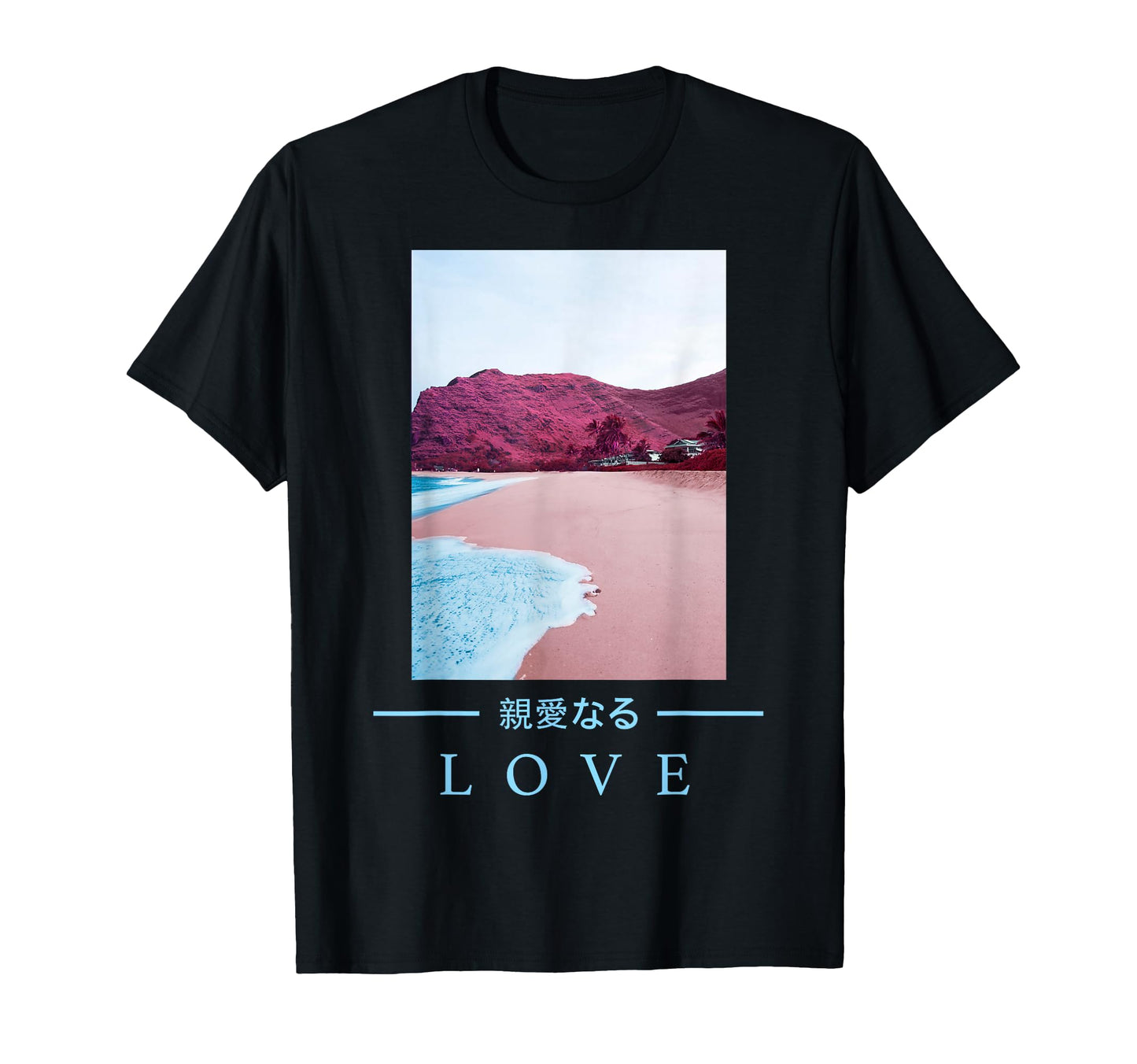 Retrowave Love Japanese Art Aesthetic T-Shirt - Trendy Graphic Men Women - T-Shirt, Sweatshirt, Hoodie