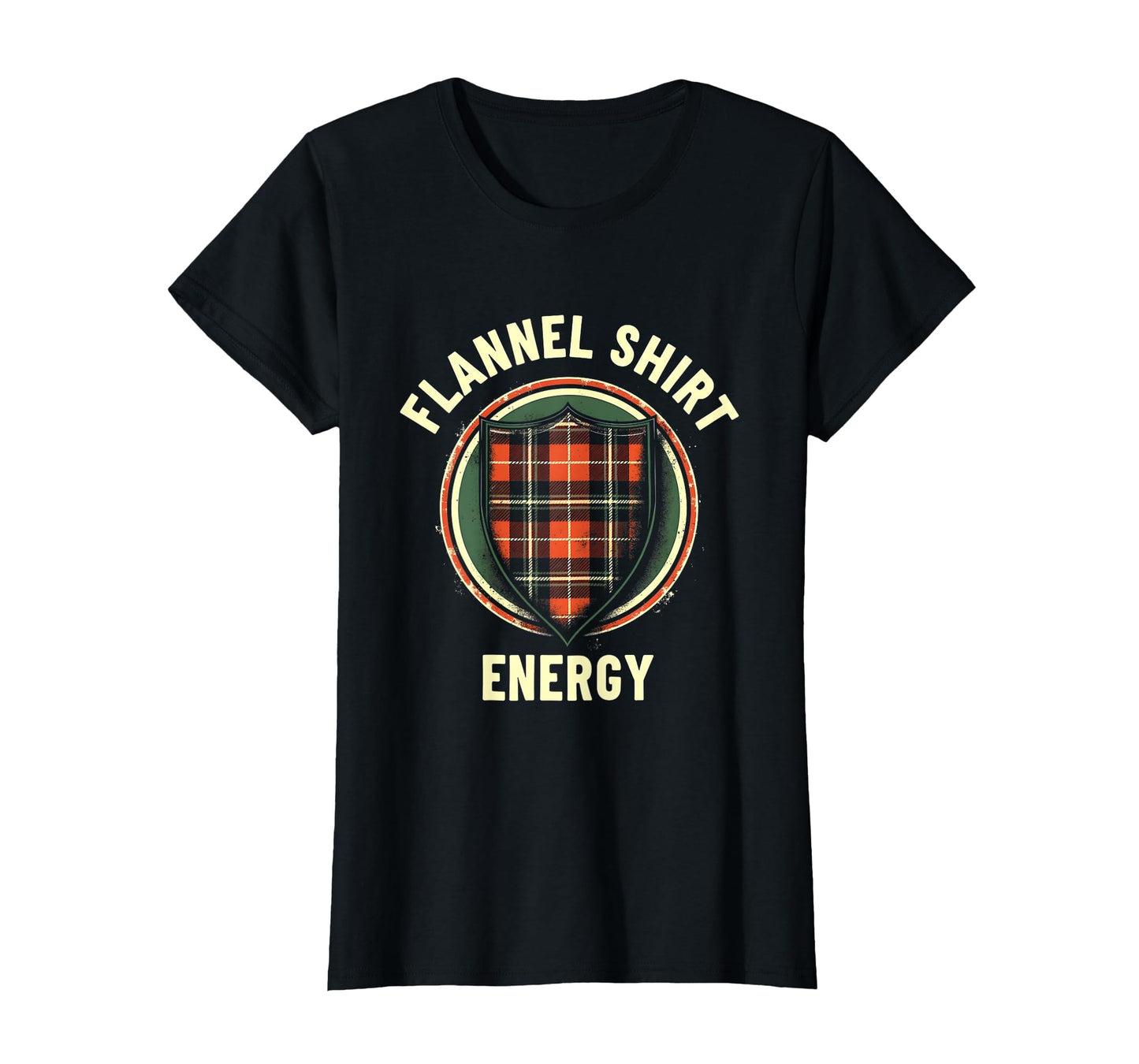 Flannel Energy 90S T-Shirt - Minimalist Print Unisex - T-Shirt, Sweatshirt, Hoodie
