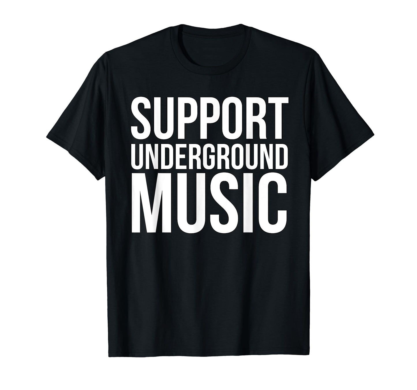Support Underground Music Company Sweatshirt - Minimalist Print Unisex - T-Shirt, Sweatshirt, Hoodie