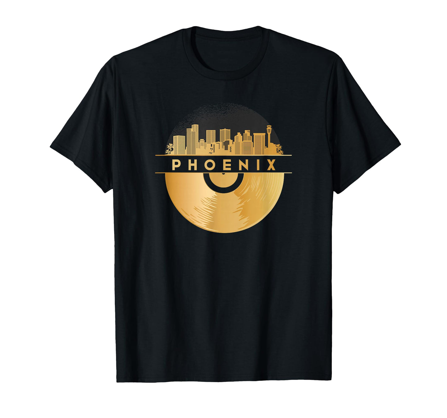 Vinyl Record Player Disco Music T-Shirt - Fun Novelty Design Unisex - T-Shirt, Sweatshirt, Hoodie