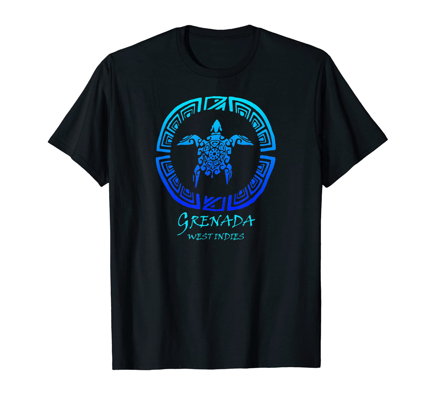 Grenada West Indies Tribal Turtle Vacation T-Shirt - Novelty Apparel Unisex - T-Shirt, Sweatshirt, Hoodie