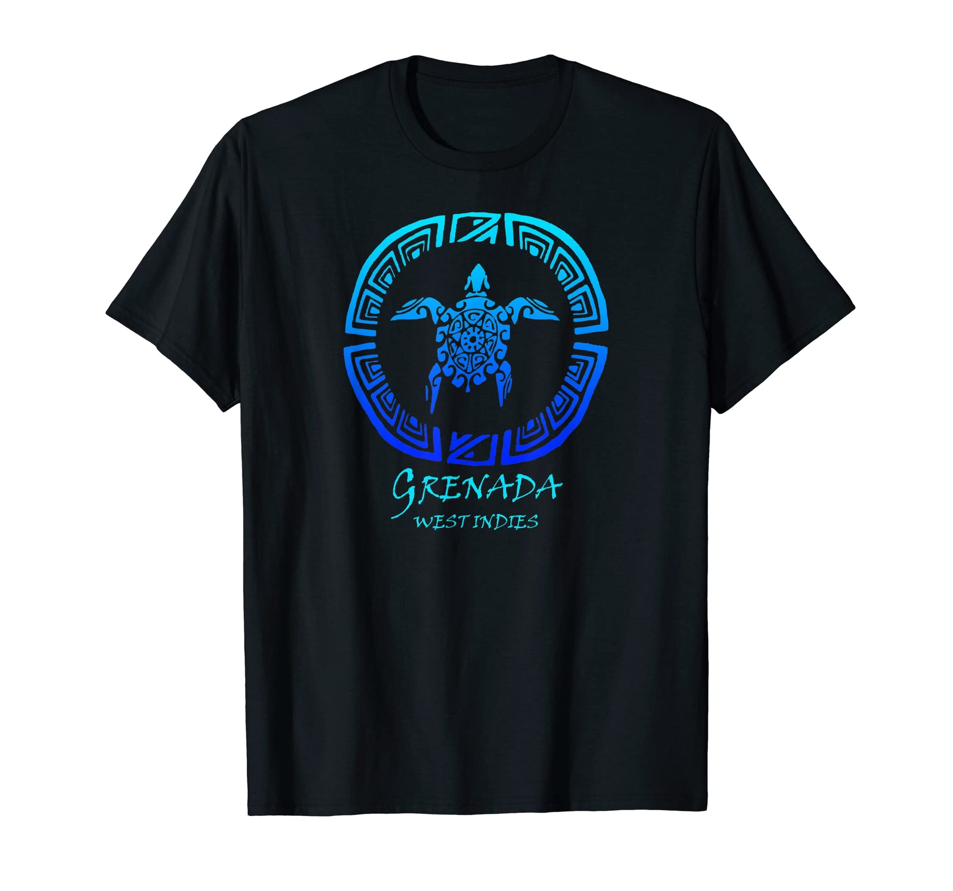 Grenada West Indies Tribal Turtle Vacation T-Shirt - Novelty Apparel Unisex - T-Shirt, Sweatshirt, Hoodie