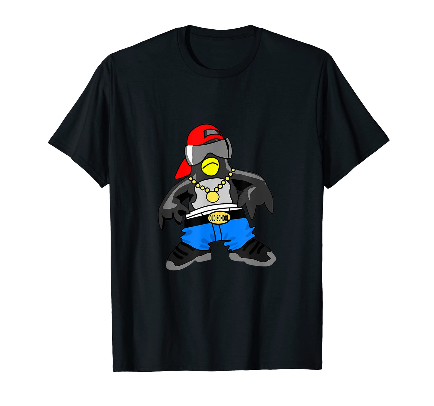 Old School Rap Hip Hop Penguin T-Shirt - Casual Everyday Wear for Adults - T-Shirt, Sweatshirt, Hoodie