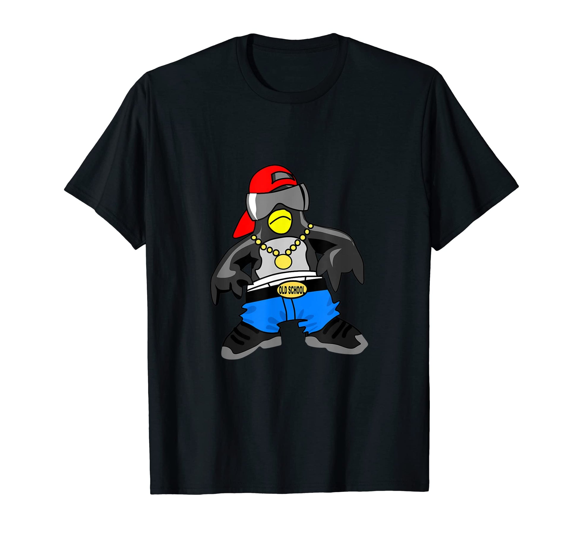 Old School Rap Hip Hop Penguin T-Shirt - Casual Everyday Wear for Adults - T-Shirt, Sweatshirt, Hoodie