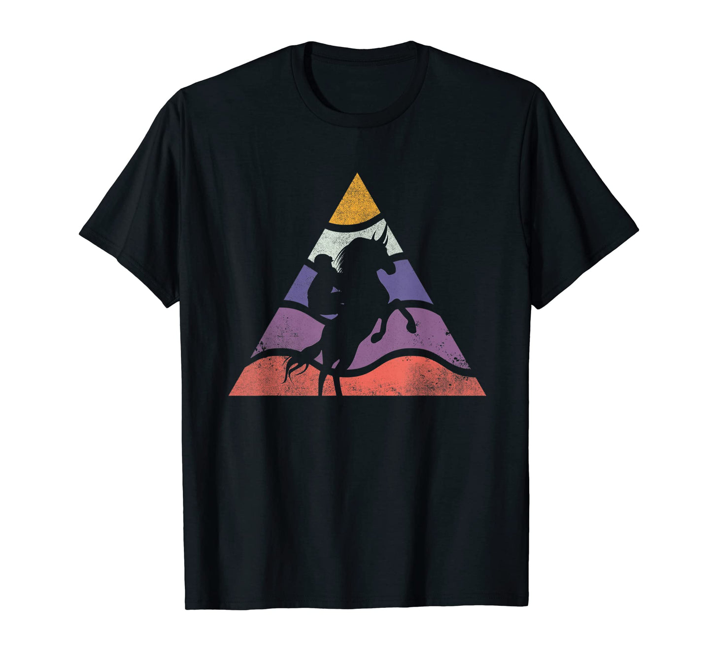 Equestrian Sport Horse Riding Cowboy T-Shirt - Custom Art Print for Adults - T-Shirt, Sweatshirt, Hoodie
