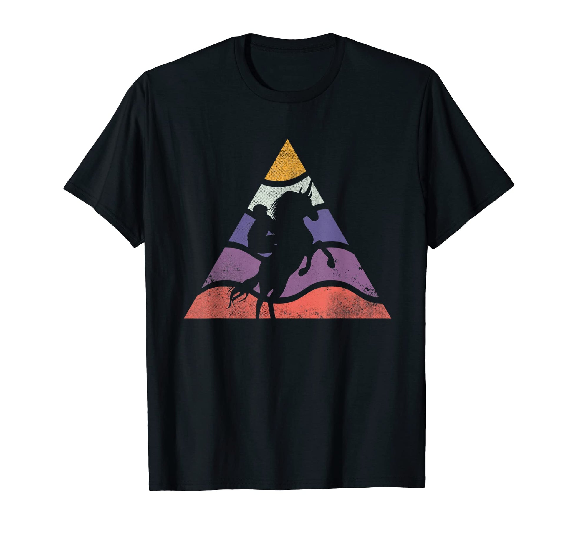 Equestrian Sport Horse Riding Cowboy T-Shirt - Custom Art Print for Adults - T-Shirt, Sweatshirt, Hoodie