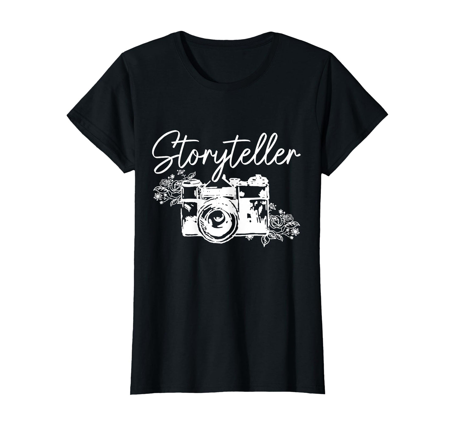 Photographer Storyteller Camera T-Shirt - Unique Graphic Men Women - T-Shirt, Sweatshirt, Hoodie