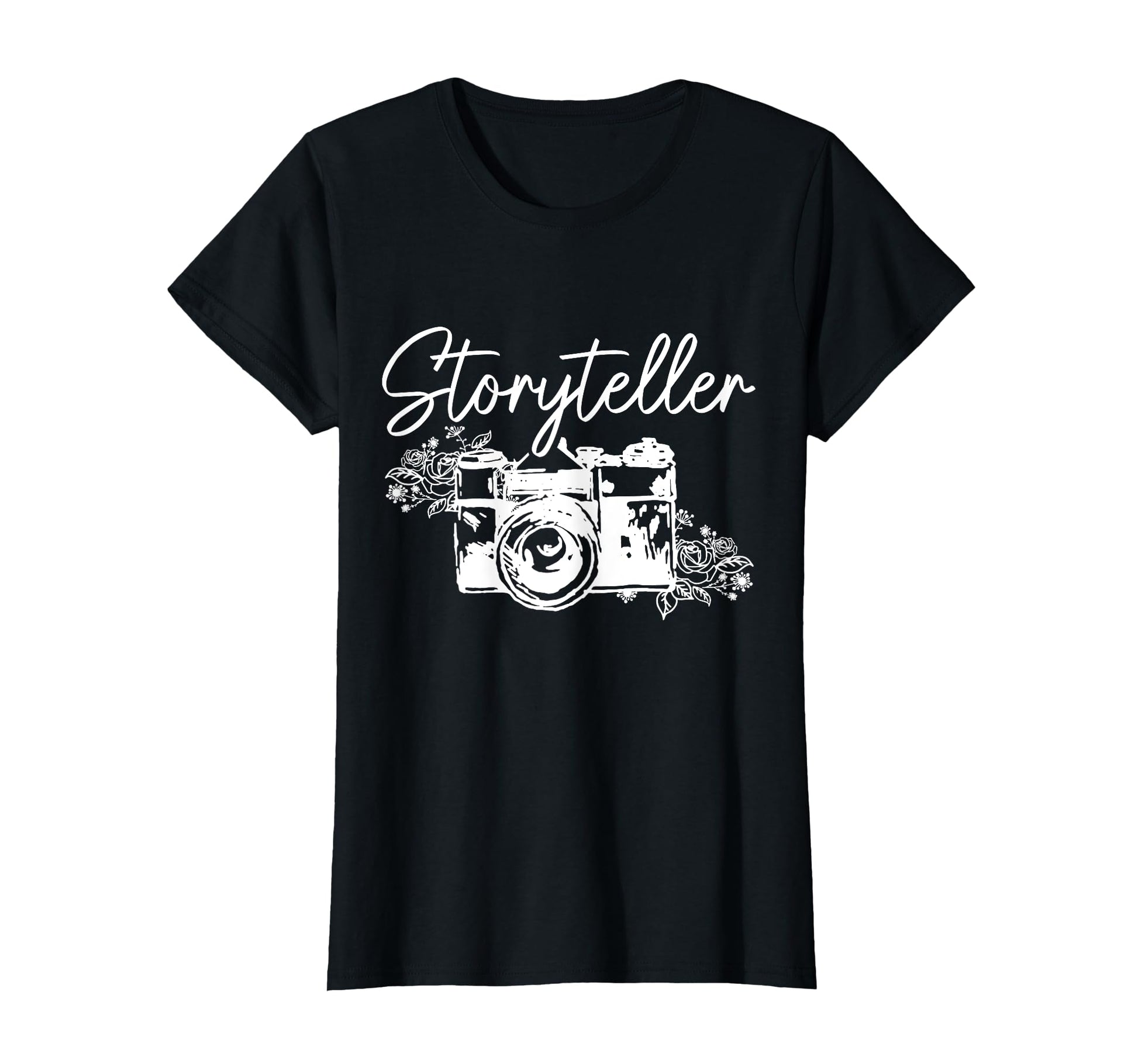 Photographer Storyteller Camera T-Shirt - Unique Graphic Men Women - T-Shirt, Sweatshirt, Hoodie