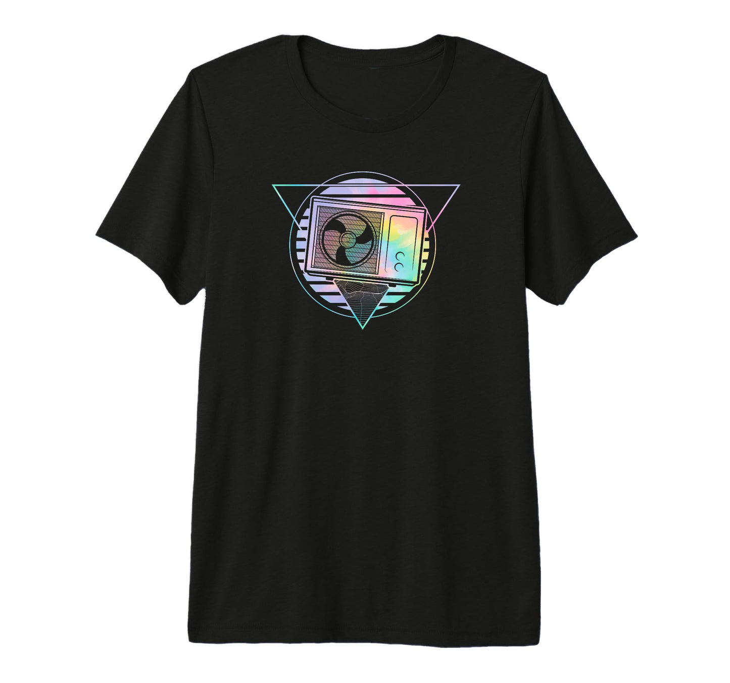 Futuristic Ac Mechanic Synthwave T-Shirt - Minimalist Print for Adults - T-Shirt, Sweatshirt, Hoodie