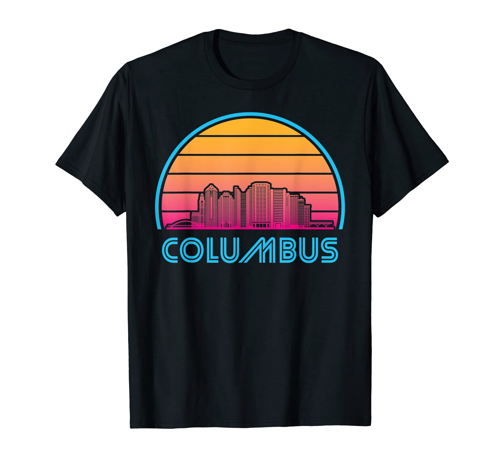 Columbus Ohio Skyline City T-Shirt - Casual Everyday Wear for Adults - T-Shirt, Sweatshirt, Hoodie