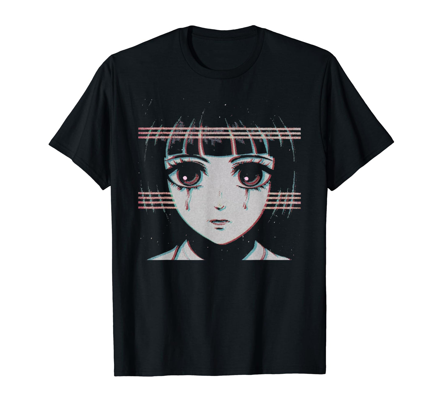Synthwave Vaporwave Aesthetic Sad T-Shirt - Aesthetic Graphic Men Women - T-Shirt, Sweatshirt, Hoodie