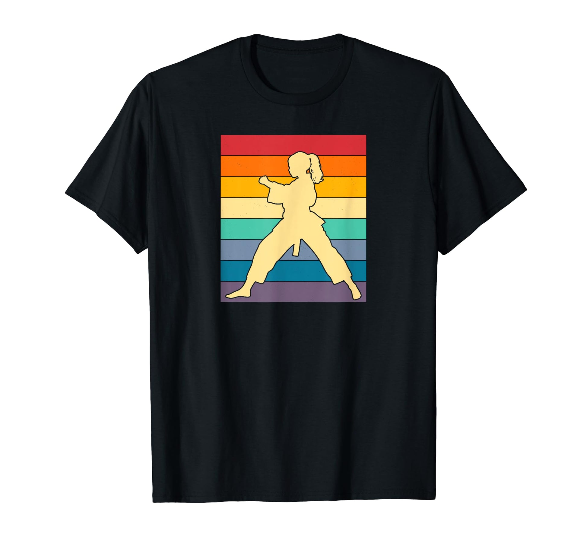 Judo Distressed Judo Rainbow T-Shirt - Custom Art Print Men Women - T-Shirt, Sweatshirt, Hoodie