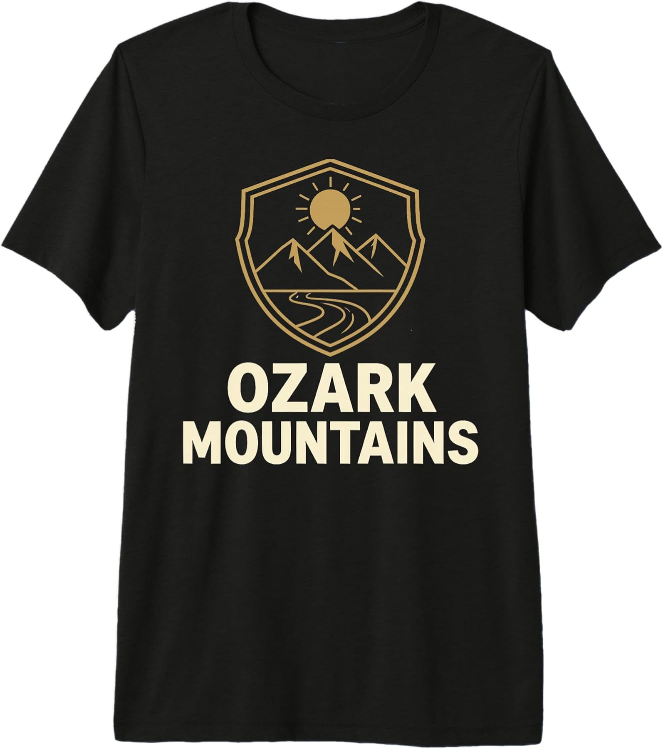 Ozark Mountains Hiking Adventure Gear - Adult & Kids T-Shirts, Sweatshirts & Hoodies apparel design preview 1