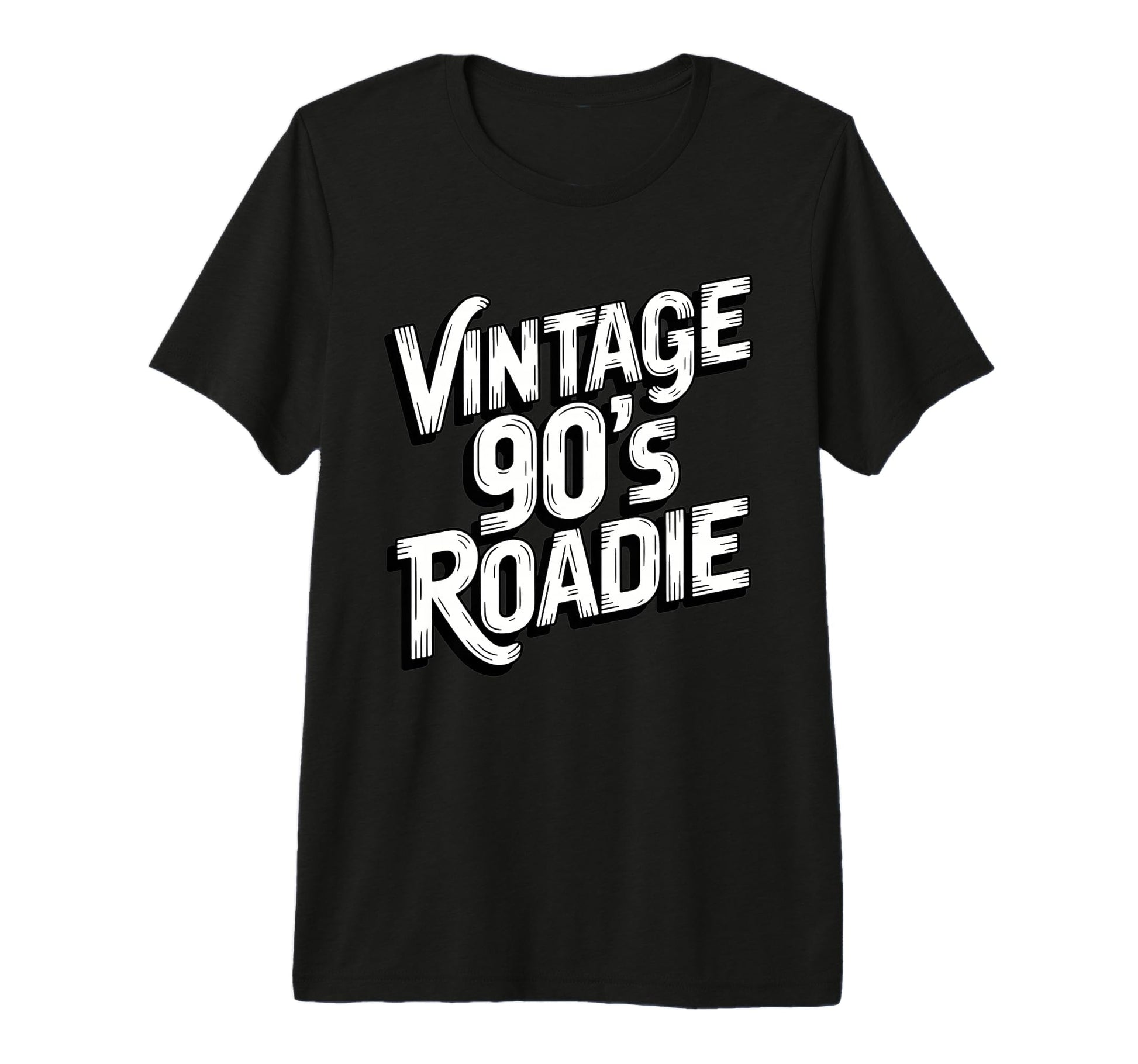90S Roadie Rock Music Country Grunge T-Shirt - Casual Everyday Wear Unisex - T-Shirt, Sweatshirt, Hoodie