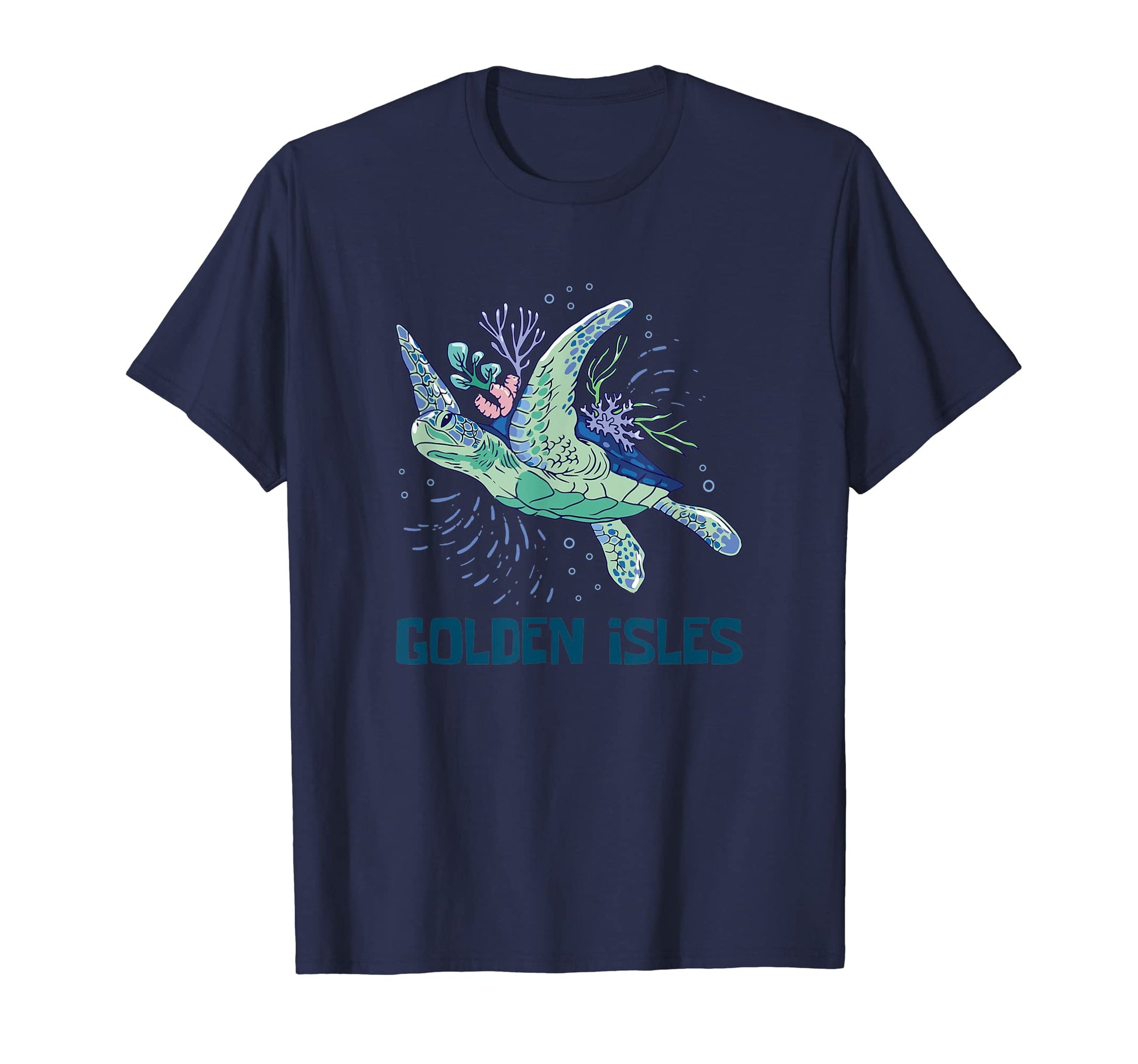 Sea Turtle Golden Isles Vacation T-Shirt - Fun Novelty Design for Adults - T-Shirt, Sweatshirt, Hoodie