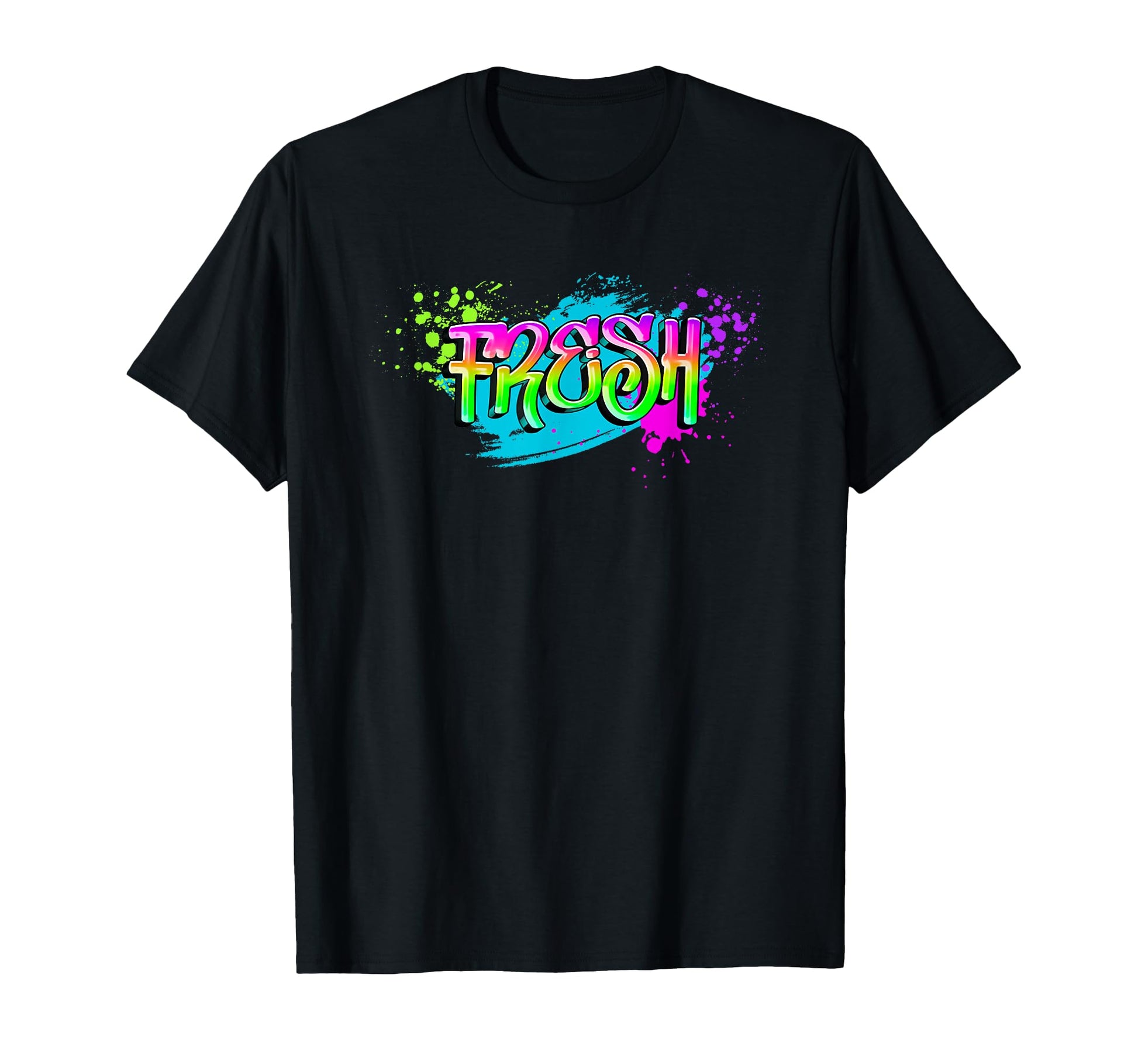 Fresh Old School Graffiti Funny T-Shirt - Custom Art Print Men Women - T-Shirt, Sweatshirt, Hoodie