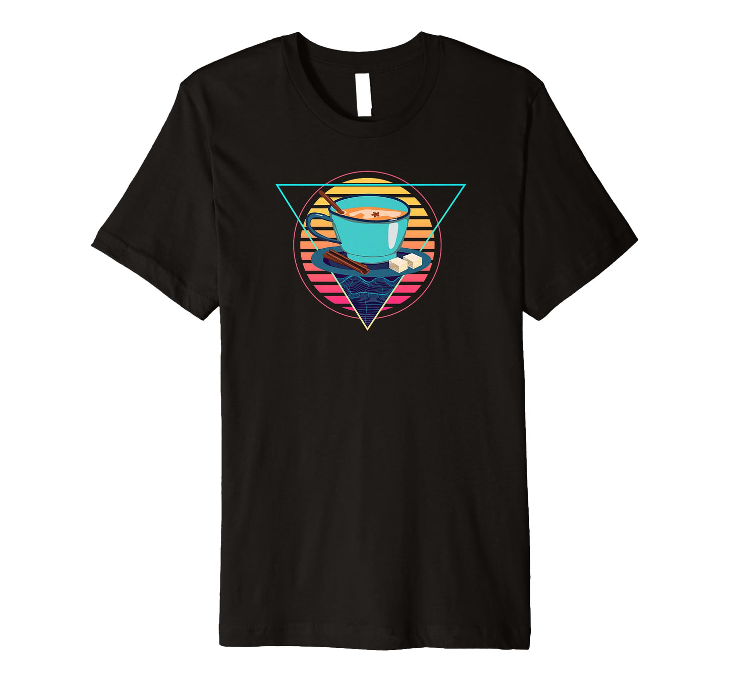 Chai Futuristic Synthwave Vaporwave T-Shirt - Unique Graphic for Adults - T-Shirt, Sweatshirt, Hoodie