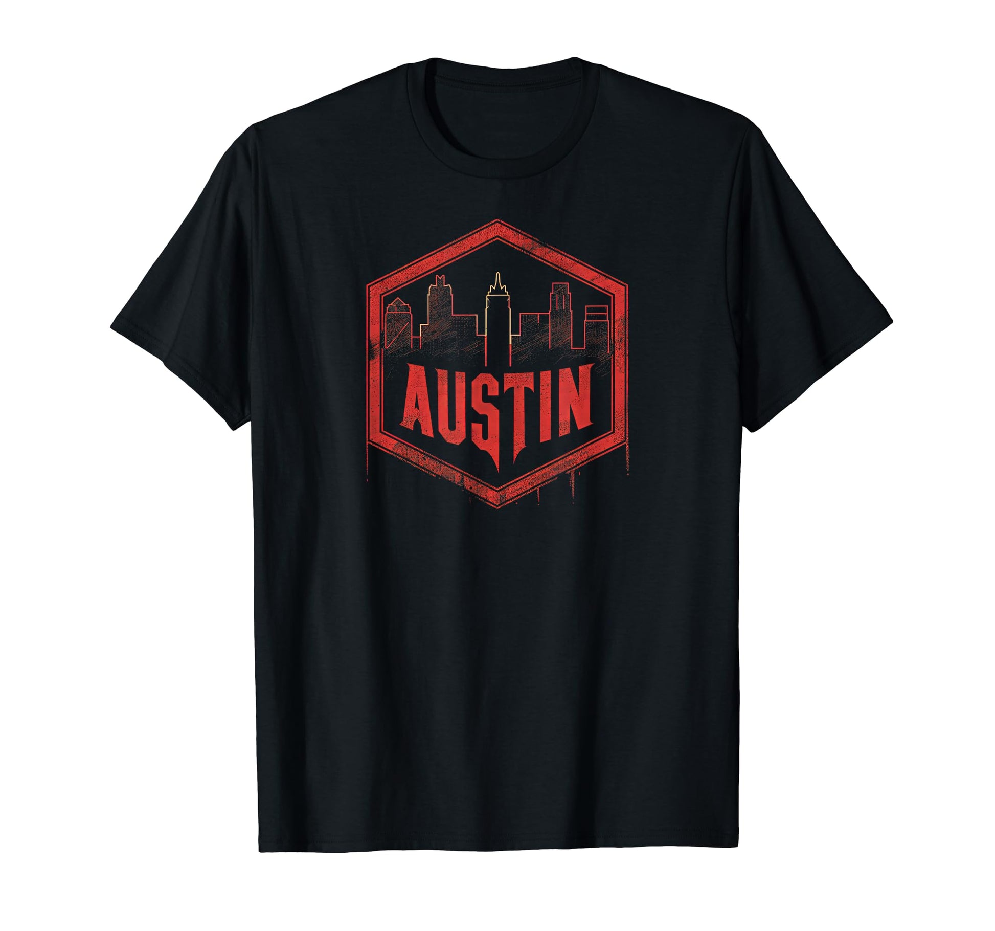 Austin Grit 90S Grunge Urbandecay Mens T-Shirt - Graphic Print for Adults - T-Shirt, Sweatshirt, Hoodie